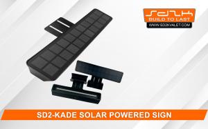 SD2-Kade Solar Powered Sign.
