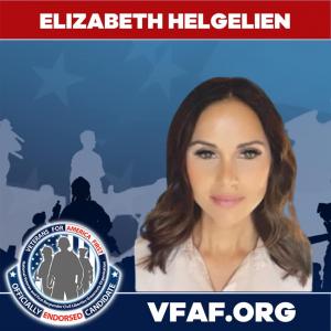 Elizabeth Helgelien for congress 2024 (NV3) endorsed by national veterans group VFAF Veterans for Trump