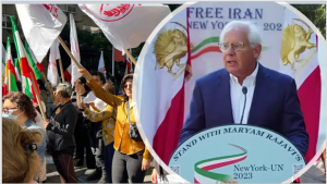 Senator Torricelli drew attention to the blood on Raisi’s hands, saying, “When Raisi walks to the podium today and shakes the hands of the leaders of the UN, know that his hands have the blood of thousands of martyrs of the 1988 massacre."