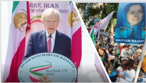 Senator Lieberman,  supported the Ten-Point Plan of the NCRI and Mrs. Rajavi by lawmakers in numerous countries and said,   “Last year, 3,600 lawmakers in 61 parliaments in 41 countries in the world have endorsed the Ten-Point Plan of NCRI and Mrs.  Rajavi."