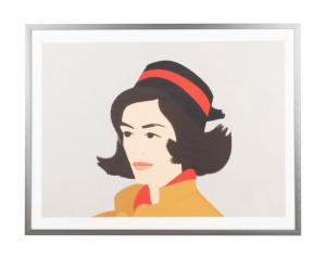 Color screenprint by Alex Katz (American, b. 1927), titled Ada in Hat (1990), a post-modern bust-length portrait of a female, pencil signed and numbered (74/150) (est. $10,000-$15,000).