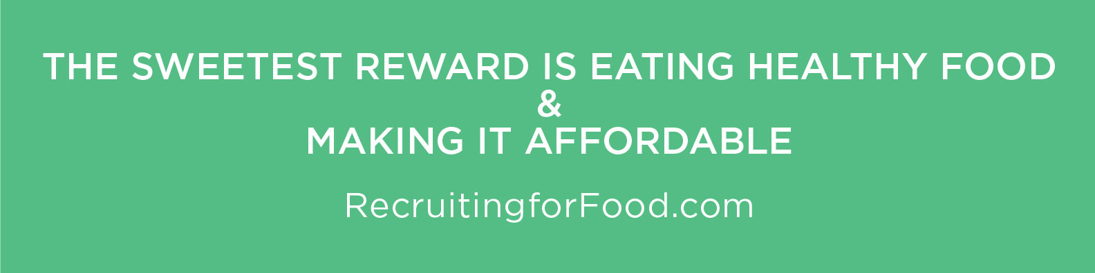 Staffing agency, Recruiting for Good helps companies find talented professionals and generates proceeds to make a positive impact. Participate in referral program to earn healthy food (groceries) saving reward www.RecruitingforFood.com