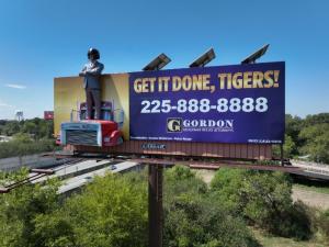 Gordon McKernan’s Iconic 3D Billboard Receives a Refresh in Celebration of LSU Football Season