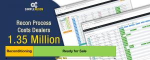 Recon Delays is costing dealers over a Million dollars a year.