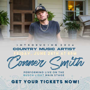 Chart-Topping Country Music Artist Conner Smith Announced To Perform at Lakes Jam 2024