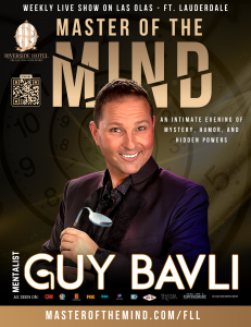 World-Renowned Mentalist Guy Bavli Brings Magic & Mystery to Las Olas, Ft. Lauderdale