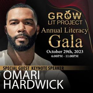Omari Hardwick keynotes the 2nd Annual Grow Lit Project Literacy Gala