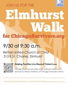 Inaugural Chicagoland Gun Violence Awareness Walk to Benefit Chicago Survivors