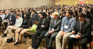 Seated audience