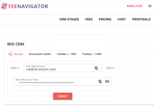 Fee Navigator NMI IRIS CRM Integration