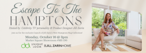 Unique Loom's new Jill Zarin Hamptons Rug Collection is inspired by the socialite and style maven’s luxurious Hamptons homes.