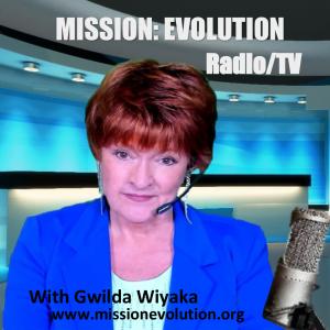 Broadcasting MISSION:EVOLUTION Radio/TV with host Gwilda Wiyaka