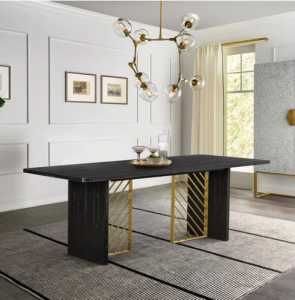 Armen Living's New Monaco Dining Table wil transform your dining room and impress your holiday guests with its eye-catching and modern design.