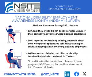 NSITE Survey of America's Misperceptions about Hiring People who are Blind/Low-Vision