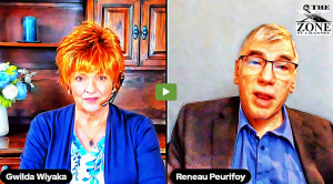 Interview in process, The Mysterious Power of Emotions: MISSION: EVOLUTION Radio/TV Show's host Gwilda Wiyaka interviews Reneau Peurifoy