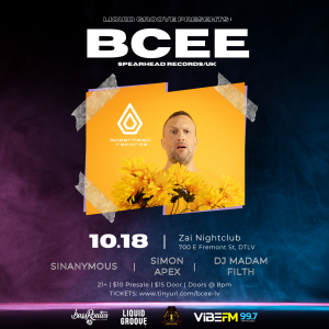 Bcee Flyer Instagram October 18th Las Vegas
