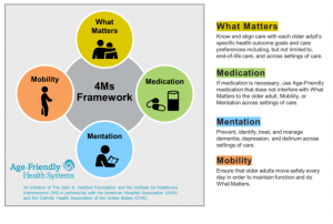4Ms Framework – What Matters, Medication, Mentation, and Mobility.