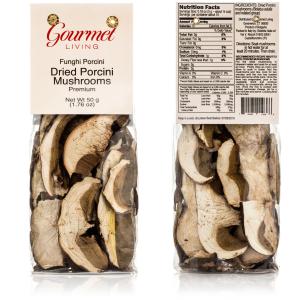 Porcini Mushrooms Packaging from Gourmet Living