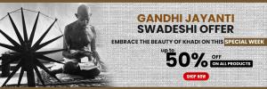 Khadi Organique’s Gandhi Jayanti Celebration: Up to 50% Off on All Products