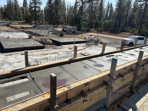 Foundation work at Hat Creek Bioenergy Facility (Burney, Calif.)