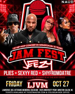 JAM FEST 2023: JEEZY, SEXYY RED, PLIES, AND $HYFROMDATRE SUPPORT THE  HBCU COMMUNITY WITH A SPECIAL CONCERT ON OCT. 27th