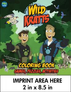 PBS KIDS Wild Kratts Imprint Coloring Book