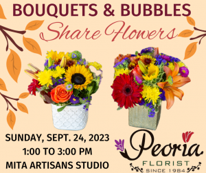 Share Flower Event Peoria Florist Bouquets & Bubbles, An Anthem Pleasant brand