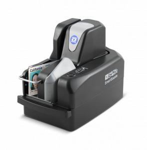 Digital Check SmartSource Scanner scanning an ID