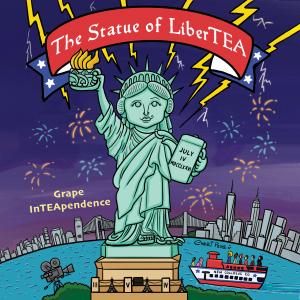 The TeaBook’s Crowdfunding Project Commemorates The Statue of Liberty’s October 28th Birthday with Tea, Art, and Charity