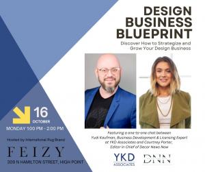 YKD Associates collaboration with Decor News Now will feature a lively discussion will explore strategies, tips, and tools for how to navigate, strengthen, and grow your design business.