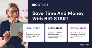 Save time and money with BigStart. Starter package includes a legal template, accounting and business digitalization