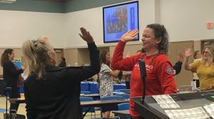 Brain Power Wellness staff show support of new hybrid model