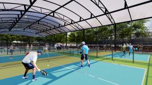 covered pickleball courts