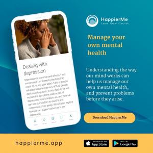 Image of the app about mental health