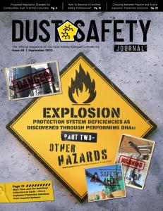 Combustible Dust Safety, and The Dust Safety Science, Digital Journal Issue 8