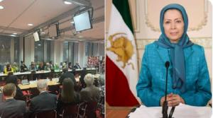 The keynote speaker, President-elect of the (NCRI) Mrs. Maryam Rajavi stated, “In the past year, Khamenei used all the regime’s military, intelligence, and political resources in an attempt to control the society, but he failed. The society  resist the regime."