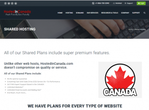 Best Canadian Shared Web Hosting