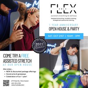 FlexABLE Studio Celebrating One-Year Anniversary With “Best of the 603” Award and an Open House