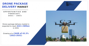 Drone Package Delivery Market Share