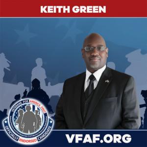 Keith Green endorsed by Veterans for America First for Manatee County Florida BOCC District 7