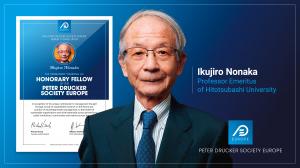 Japan’s Prof Ikujiro Nonaka awarded Honorary Fellowship by the Peter Drucker Society Europe