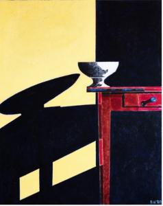 Table with Vase and Shadow #6 by Don Hershman (Photo Credit: Nick Guttierez)