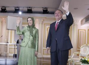 Both the former US secretary of State and the Iranian opposition leader strongly condemned western countries’ appeasement policy vis-a-vis the Iranian regime, including recent release of six billion dollars of the regime’s frozen assets.