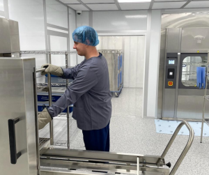 Instrumentum sterilizes surgical tools in a clean room environment