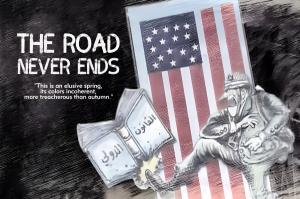 The Road Never Ends a film by Michael Movanis shows the lives of people in Middle East and Africa, was screened in Egypt