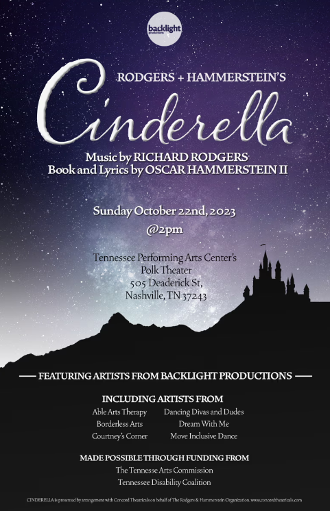Broadway’s Cinderella Laura Osnes Joins Backlight Productions for Special Performance at Nashville’s TPAC on October 22