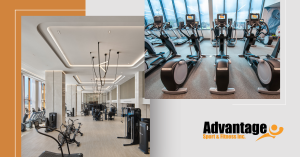 Advantage Sport & Fitness provides commercial fitness equipment to multifamily and college/university clients, among others.