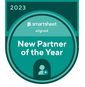 DigitalRadius Smartsheet New Partner of the Year 2023