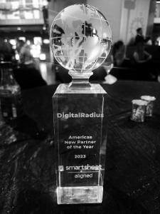 DigitalRadius New Partner of the Year 2023 Award