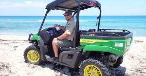 John D. MacArthur Beach State Park received a new UTV through a grant from the Sea Turtle Grants Program.